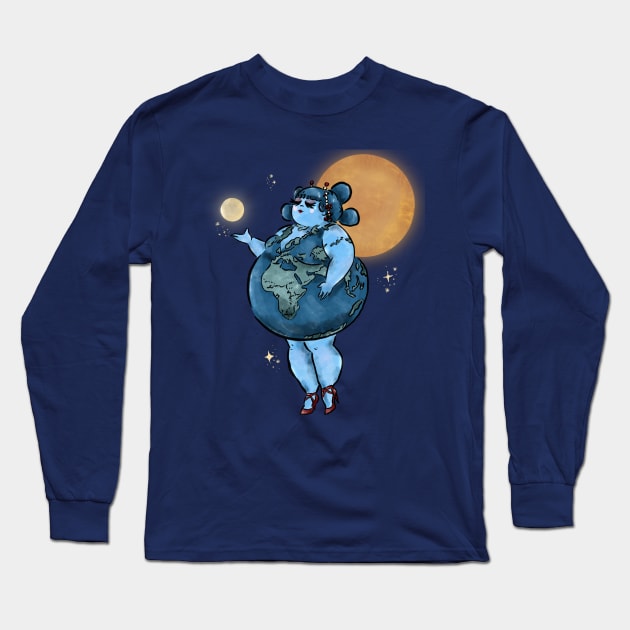 Mother Earth Long Sleeve T-Shirt by The Mindful Maestra